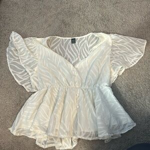 White Blouse from SHEIN